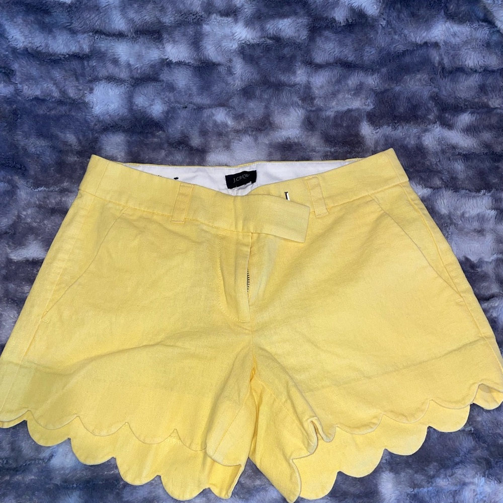 J.Crew scalloped shorts